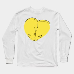 Mouse heart :3 Long Sleeve T-Shirt